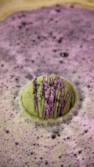 Blueberry Matcha Oat Latte